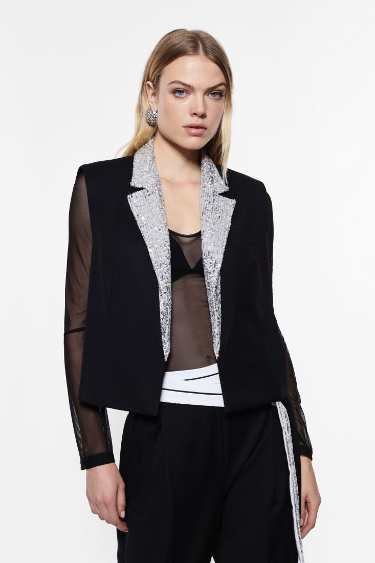 VESTE KENY ARGENT