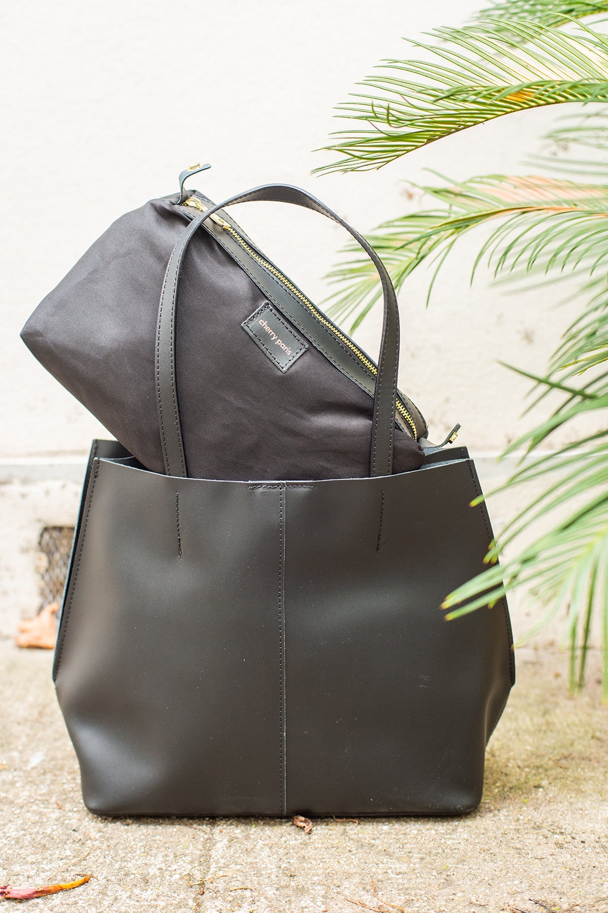 SAC CUIR SADIO NOIR