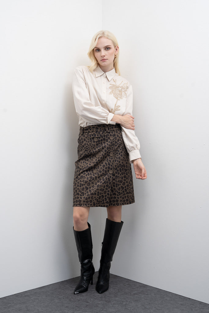 JUPE CHIMA LEOPARD