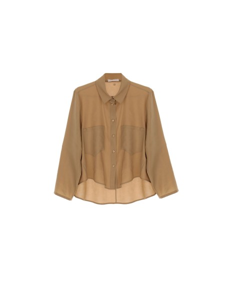 CHEMISE GUIDE CAMEL