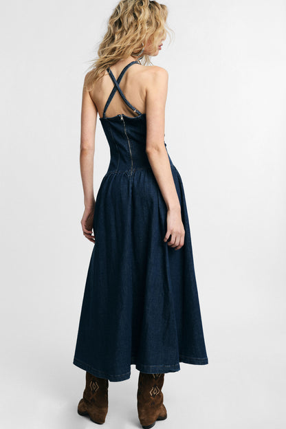 ROBE SELKIES DENIM