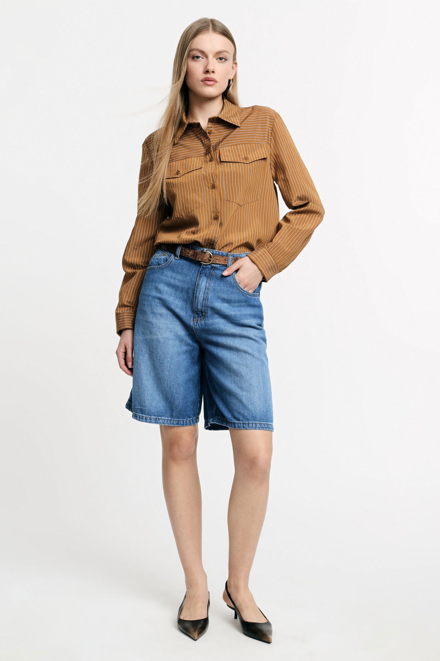 BERMUDA AQUILA DENIM