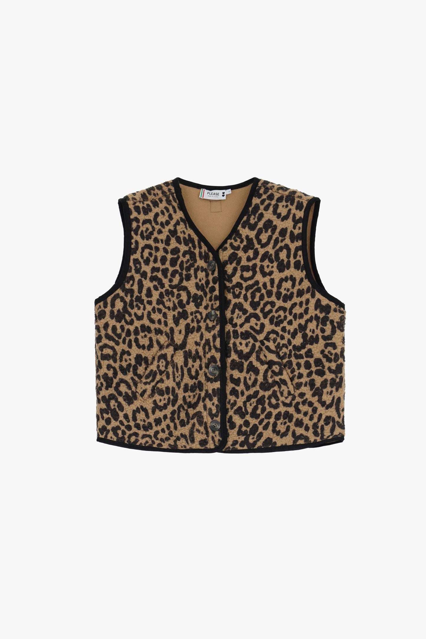 VESTE POLAR LEOPARD