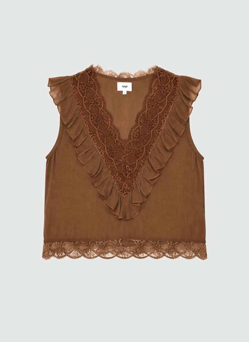 TOP SALVIMA MARRON