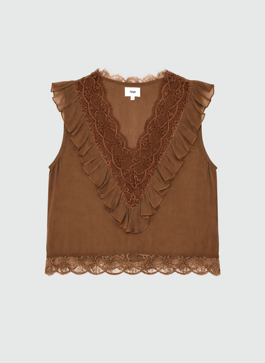 TOP SALVIMA MARRON