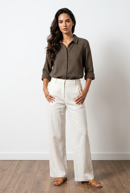 CHEMISIER IVORY MARR