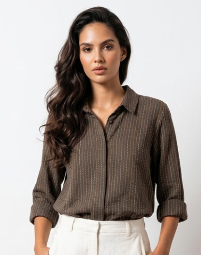 CHEMISIER IVORY MARR