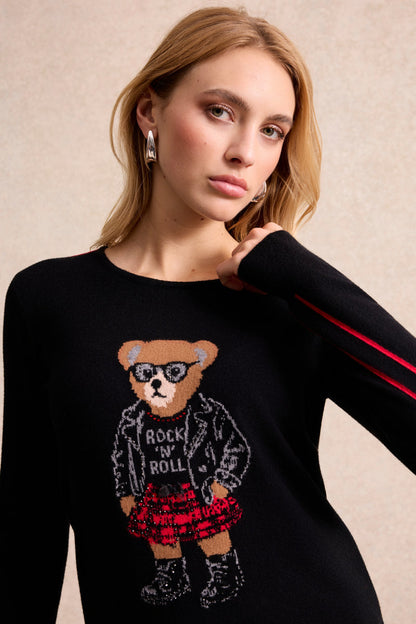 PULL TEDDY BLACK