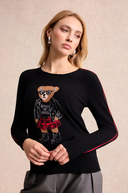 PULL TEDDY BLACK