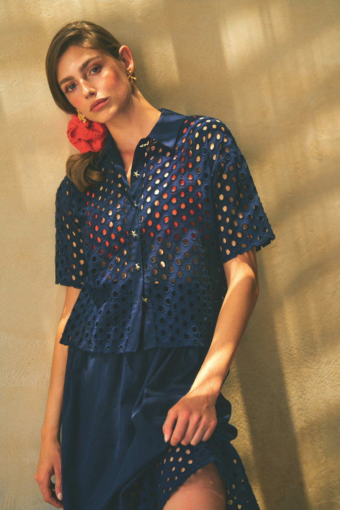 BLOUSE SELA BLEU