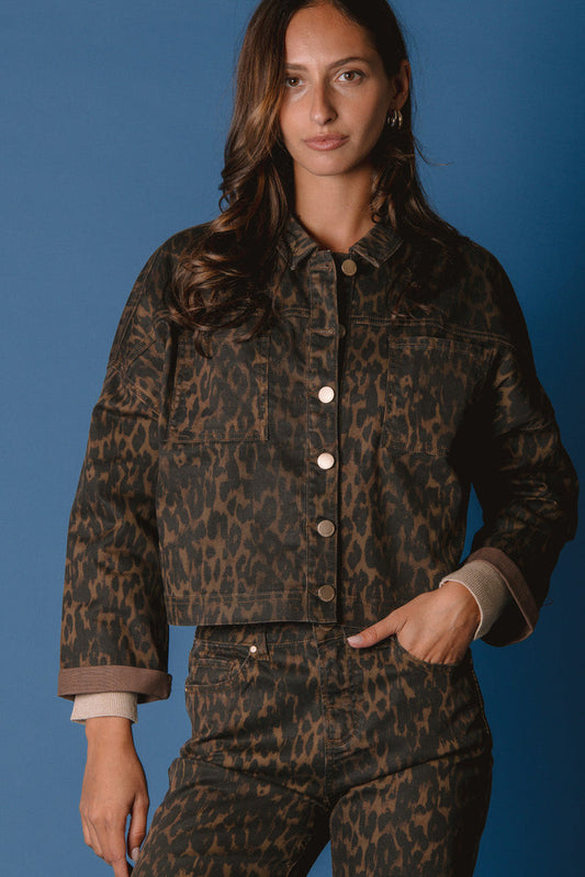 VESTE PAMELA LEOPARD