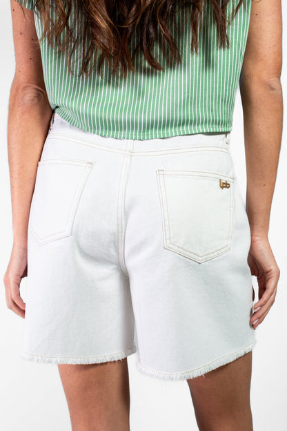 SHORT NAFI BLANC