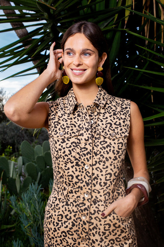 ROBE LANAYA LEOPARD