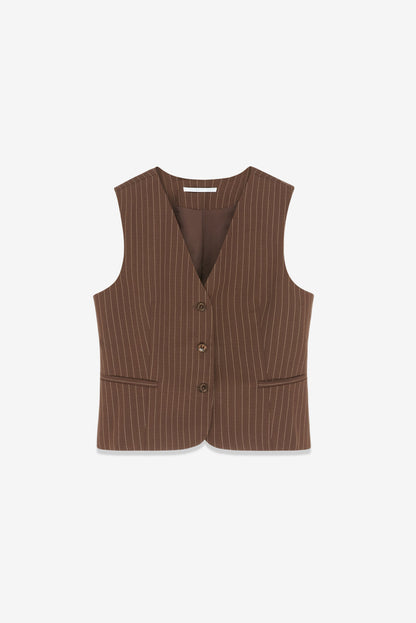 GILET JESSIA CHOCO