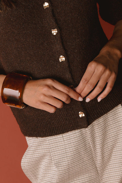 GILET PALMIRE  CHOCO