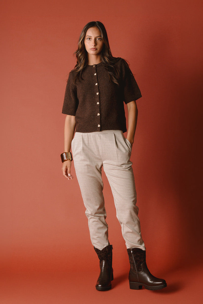 GILET PALMIRE  CHOCO