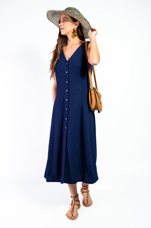 ROBE NADEGE MARINE