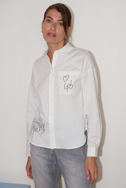 CHEMISE GAELIG BLANC