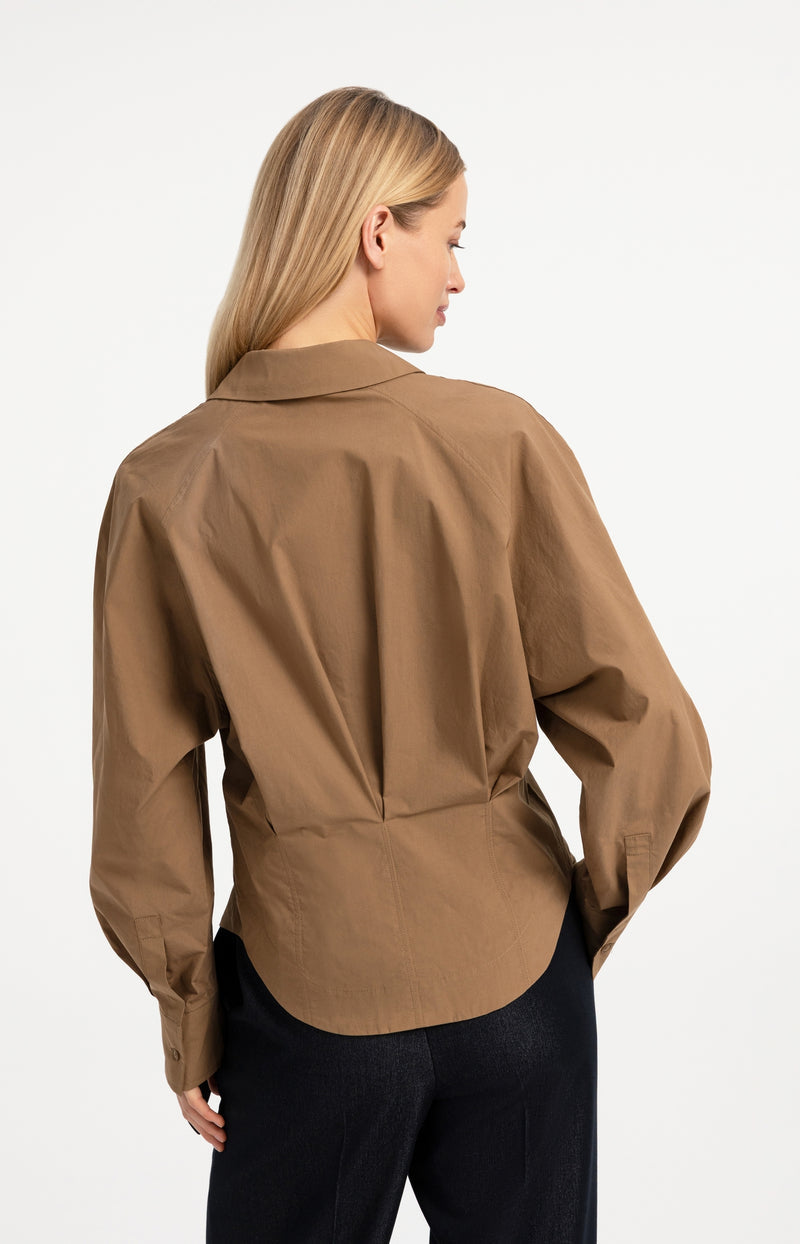 CHEMISE PARYS BROWN