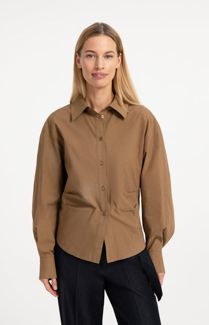 CHEMISE PARYS BROWN