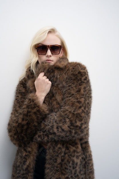 VESTE POLAND LEOPARD