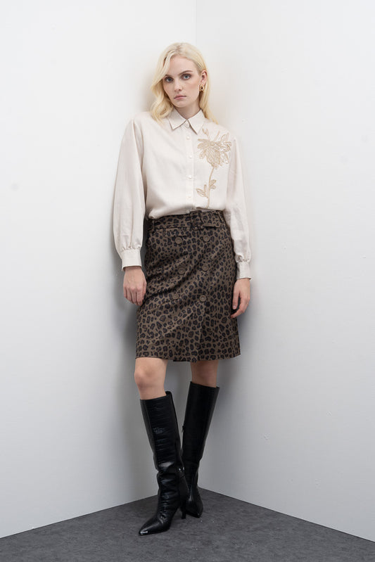 JUPE CHIMA LEOPARD