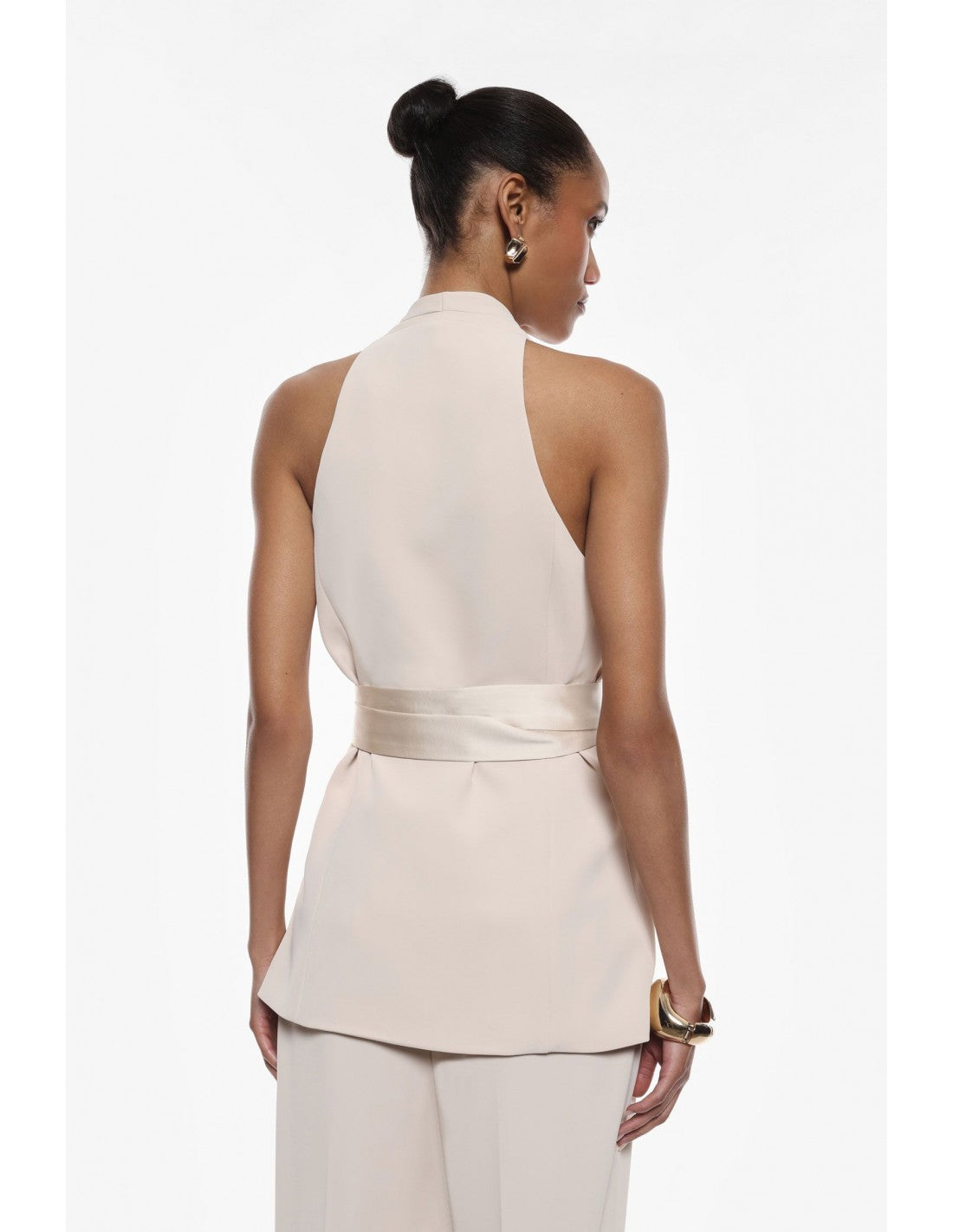 GILET BROW BEIGE