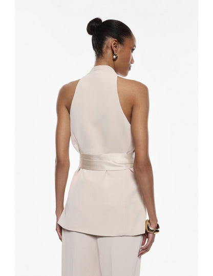 GILET BROW BEIGE