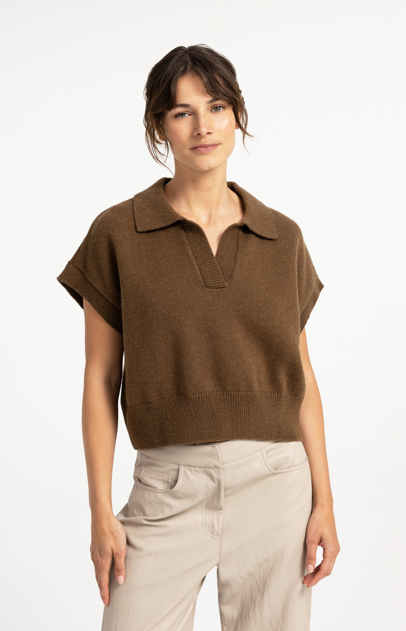 PULL CHANELY KAKI