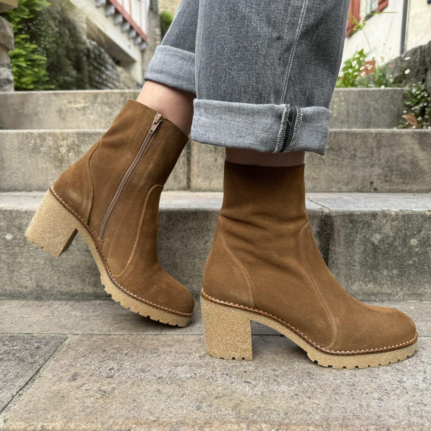 BOOTS CRUTE TAUPE