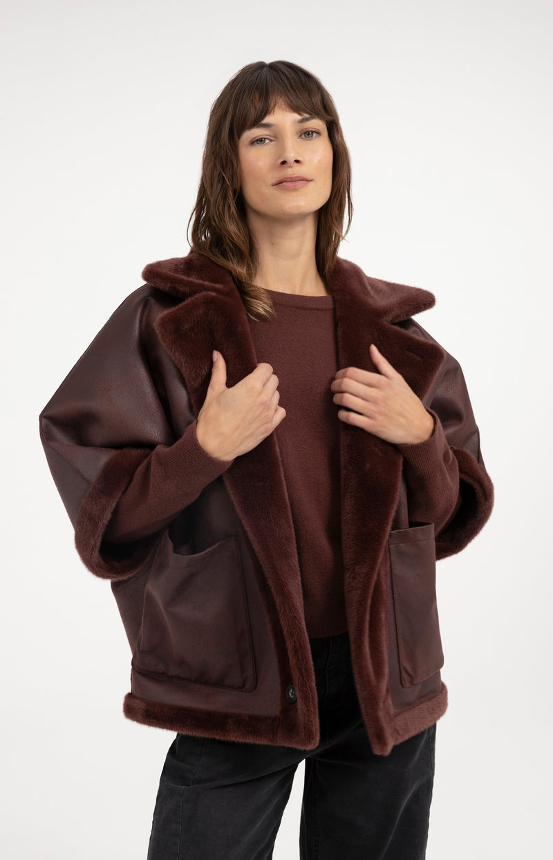 VESTE WISTY PRUNE
