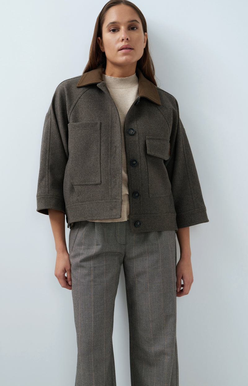 MANTEAU GUILA GREY