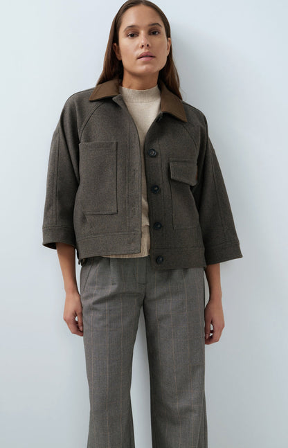 MANTEAU GUILA GREY