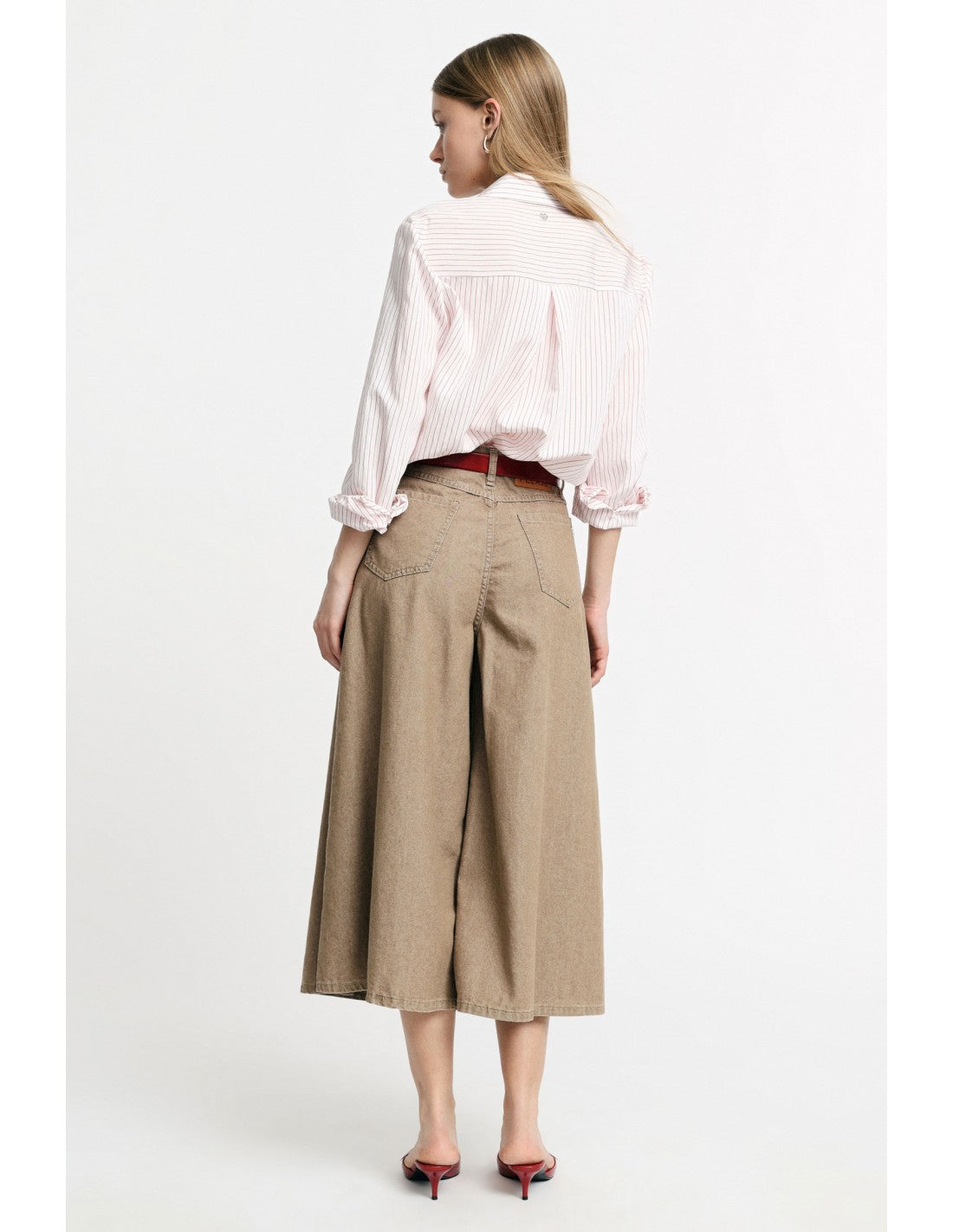 JUPE CULOTTE BERRY TAUPE
