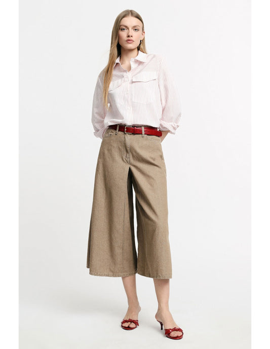 JUPE CULOTTE BERRY TAUPE