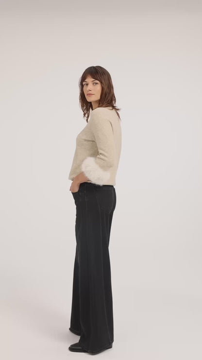 JEANS PARPIN BLACK