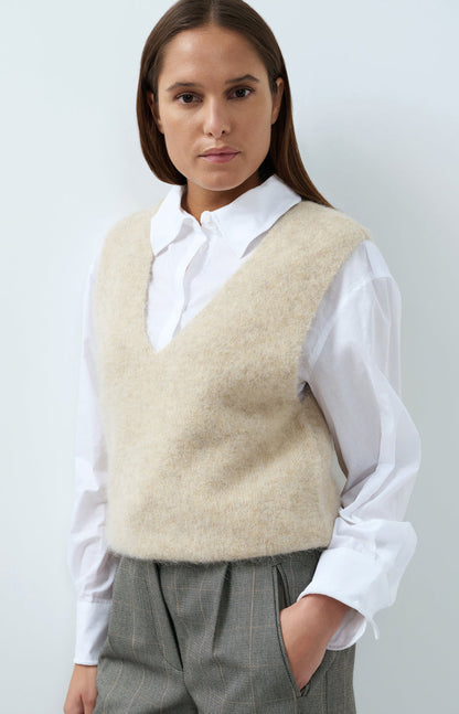 PULL NOUGAT BEIGE