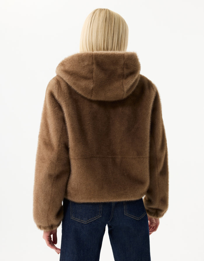 VESTE TEDDY CAMEL